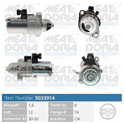Meat & Doria Starter [Hersteller-Nr. 5033914] für Honda