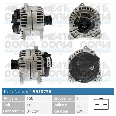 Meat & Doria Generator [Hersteller-Nr. 5510736] für Renault