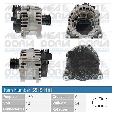 Meat & Doria Generator [Hersteller-Nr. 55151101] für Ford