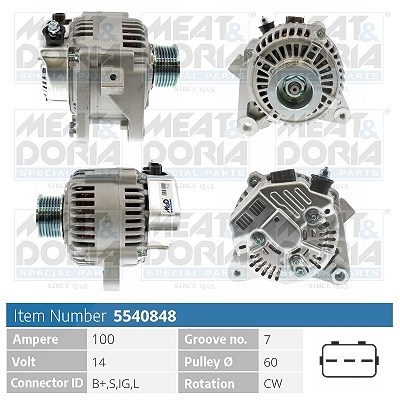 Meat & Doria Generator [Hersteller-Nr. 5540848] für Toyota