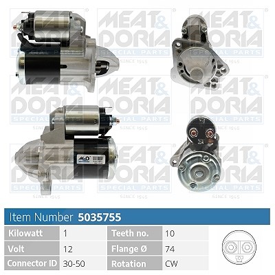 Meat & Doria Starter [Hersteller-Nr. 5035755] für Mazda
