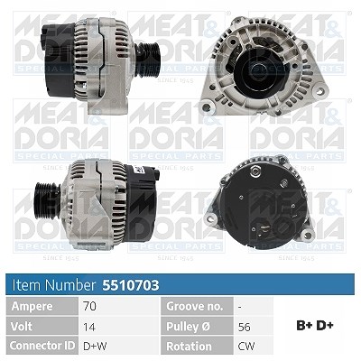 Meat & Doria Generator [Hersteller-Nr. 5510703] für Mercedes-Benz