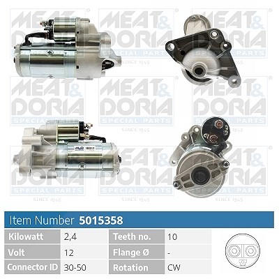 Meat & Doria Starter [Hersteller-Nr. 5015358] für Renault