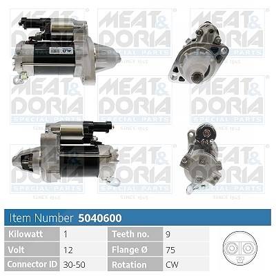 Meat & Doria Starter [Hersteller-Nr. 5040600] für Honda