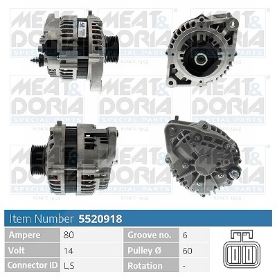 Meat & Doria Generator [Hersteller-Nr. 5520918] für Nissan