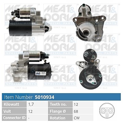 Meat & Doria Starter [Hersteller-Nr. 5010934] für Renault