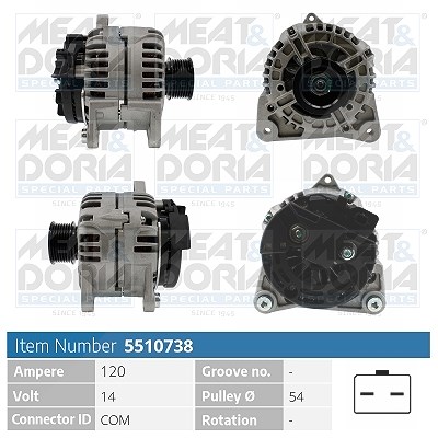 Meat & Doria Generator [Hersteller-Nr. 5510738] für Renault