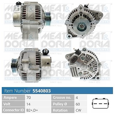 Meat & Doria Generator [Hersteller-Nr. 5540803] für Toyota