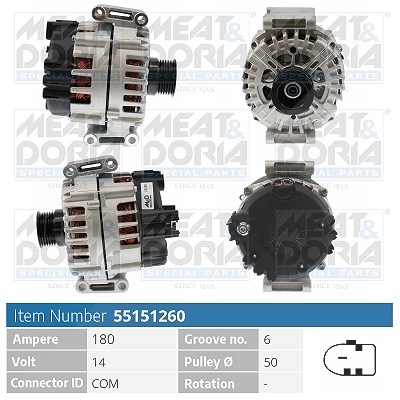 Meat & Doria Generator [Hersteller-Nr. 55151260] für Mercedes-Benz