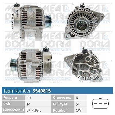 Meat & Doria Generator [Hersteller-Nr. 5540815] für Toyota