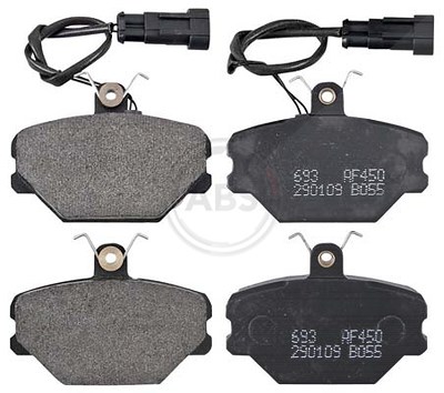 A.b.s. Bremsbelagsatz, Scheibenbremse [Hersteller-Nr. 37001] für Fso