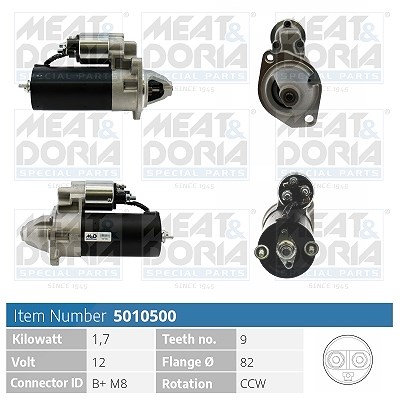 Meat & Doria Starter [Hersteller-Nr. 5010500] für Porsche
