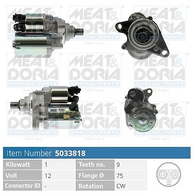 Meat & Doria Starter [Hersteller-Nr. 5033818] für Honda