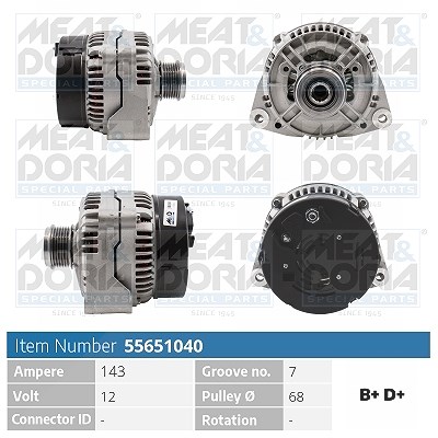 Meat & Doria Generator [Hersteller-Nr. 55651040] für Mercedes-Benz