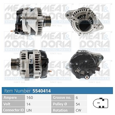 Meat & Doria Generator [Hersteller-Nr. 5540414] für Jeep