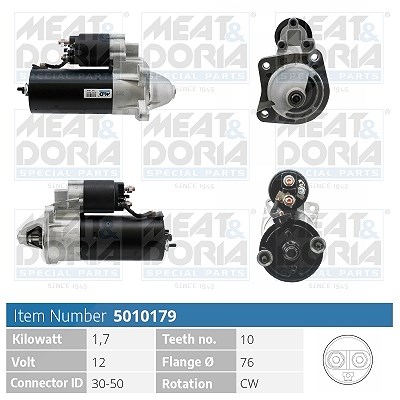 Meat & Doria Starter [Hersteller-Nr. 5010179] für Ford