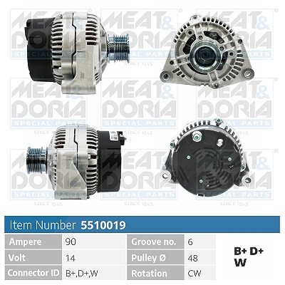 Meat & Doria Generator [Hersteller-Nr. 5510019] für Mercedes-Benz