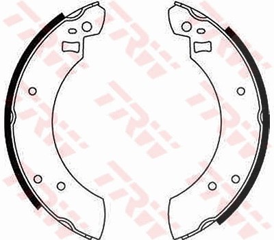 Trw Bremsbackensatz [Hersteller-Nr. GS6125] für Ford