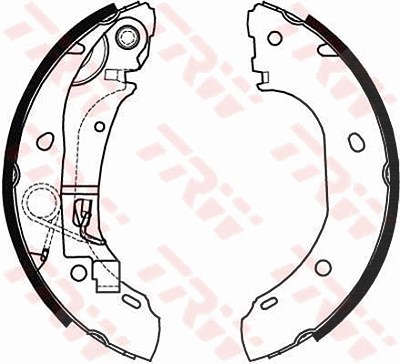 Trw Bremsbackensatz [Hersteller-Nr. GS8472] für Citroën, Peugeot, Fiat
