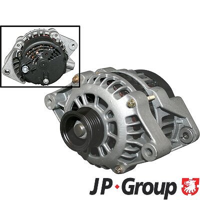 Jp Group Lichtmaschine 100A [Hersteller-Nr. 1290100700] für Chevrolet, Vauxhall, Opel