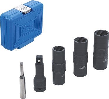 Bgs Kraft-Spezial-Steckschlüssel-Wendeeinssatz-Satz - 17 - 19 - 21 mm [Hersteller-Nr. 7467]