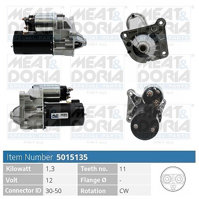 Meat & Doria Starter [Hersteller-Nr. 5015135] für Renault