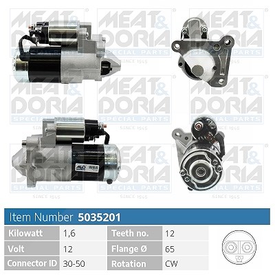 Meat & Doria Starter [Hersteller-Nr. 5035201] für Renault