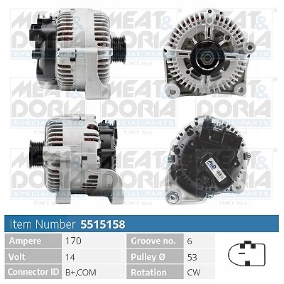 Meat & Doria Generator [Hersteller-Nr. 5515158] für BMW