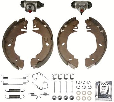 Trw Bremsbackensatz [Hersteller-Nr. BK1682] für Ford