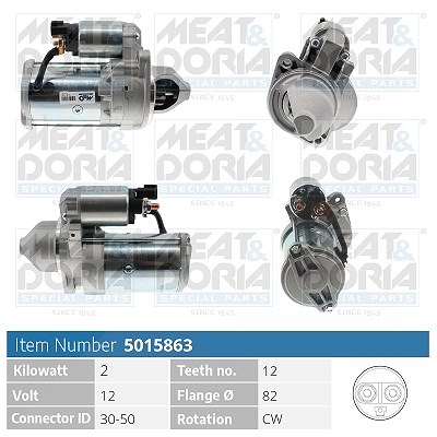 Meat & Doria Starter [Hersteller-Nr. 5015863] für Hyundai, Kia