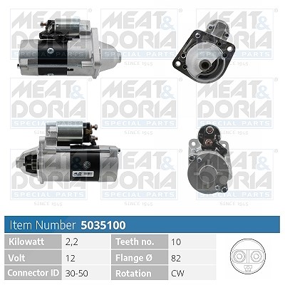 Meat & Doria Starter [Hersteller-Nr. 5035100] für Jeep