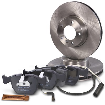 Bestprice Bremsscheiben + Bremsbeläge Vorderachse Belüftet [Hersteller-Nr. 10604081] für BMW