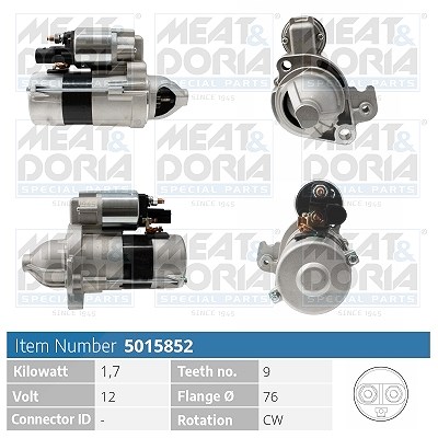 Meat & Doria Starter [Hersteller-Nr. 5015852] für Audi