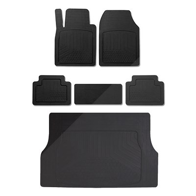 Omac Gummimatten Kofferraumwanne Schwarz [Hersteller-Nr. A000815] für Alfa Romeo, Audi