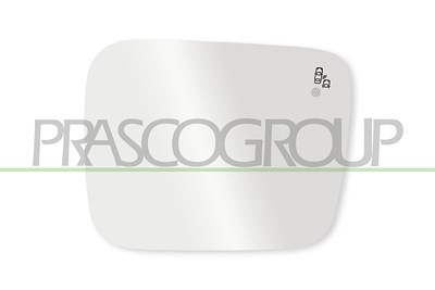 Prasco Spiegelglas, Außenspiegel [Hersteller-Nr. JE1007533] für Jeep