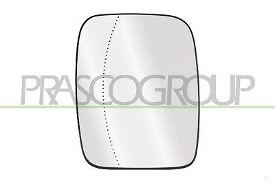 Prasco Spiegelglas, Außenspiegel [Hersteller-Nr. RN9407513] für Renault