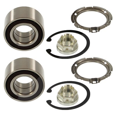 Bestprice 2x Radlagersatz vorne [Hersteller-Nr. 10684399] für Nissan, Dacia, Renault