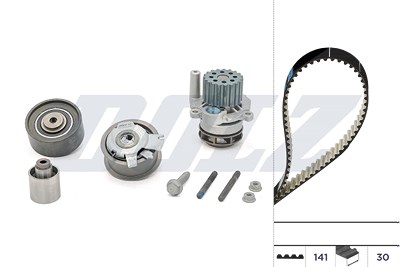 Dolz Wasserpumpe + Zahnriemensatz [Hersteller-Nr. KD047] für Seat, VW, Skoda, Audi