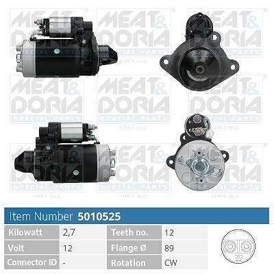 Meat & Doria Starter [Hersteller-Nr. 5010525] für Ford