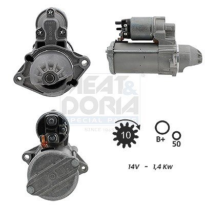 Meat & Doria Starter [Hersteller-Nr. 5010966] für Chevrolet, Opel
