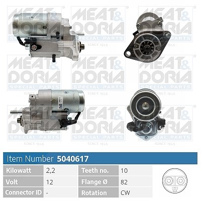 Meat & Doria Starter [Hersteller-Nr. 5040617] für Toyota