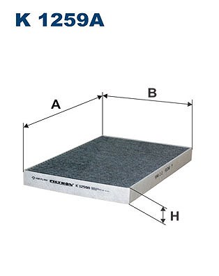 Filtron Filter, Innenraumluft [Hersteller-Nr. K1259A] für Chrysler