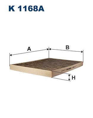 Filtron Filter, Innenraumluft [Hersteller-Nr. K1168A] für Chrysler, Dodge