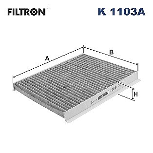 Filtron Filter, Innenraumluft [Hersteller-Nr. K1103A] für Lancia, Chrysler, Fiat