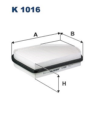 Filtron Filter, Innenraumluft [Hersteller-Nr. K1016] für Mercedes-Benz, Chrysler