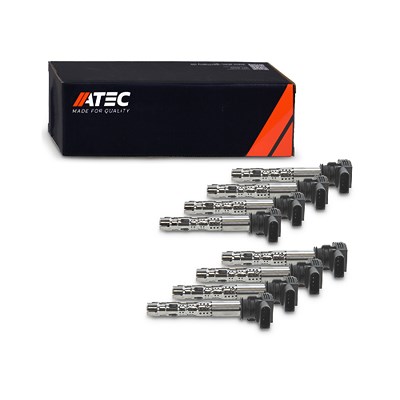 Atec 8x Zündspule [Hersteller-Nr. 40788570] für Audi, VW
