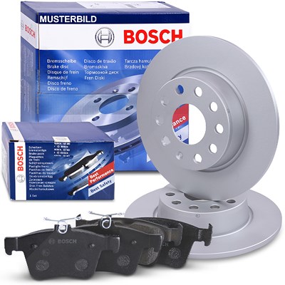 Bosch Bremsscheiben + Bremsbeläge Vorderachse [Hersteller-Nr. 41838861] für Smart, Renault, Dacia