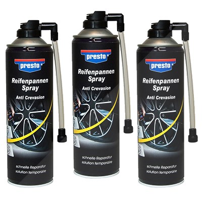 Presto 3x 500ml Reifenpannenspray [Hersteller-Nr. 383298]